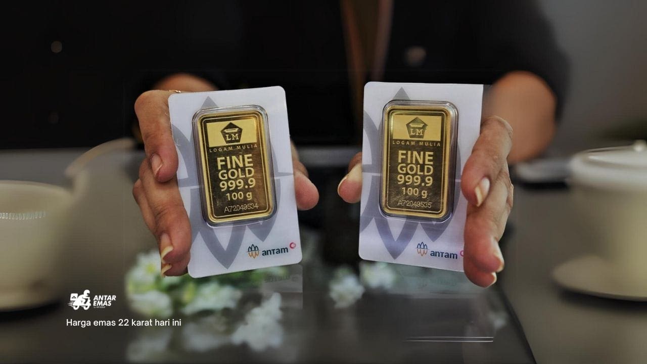 Harga emas 22 karat hari ini