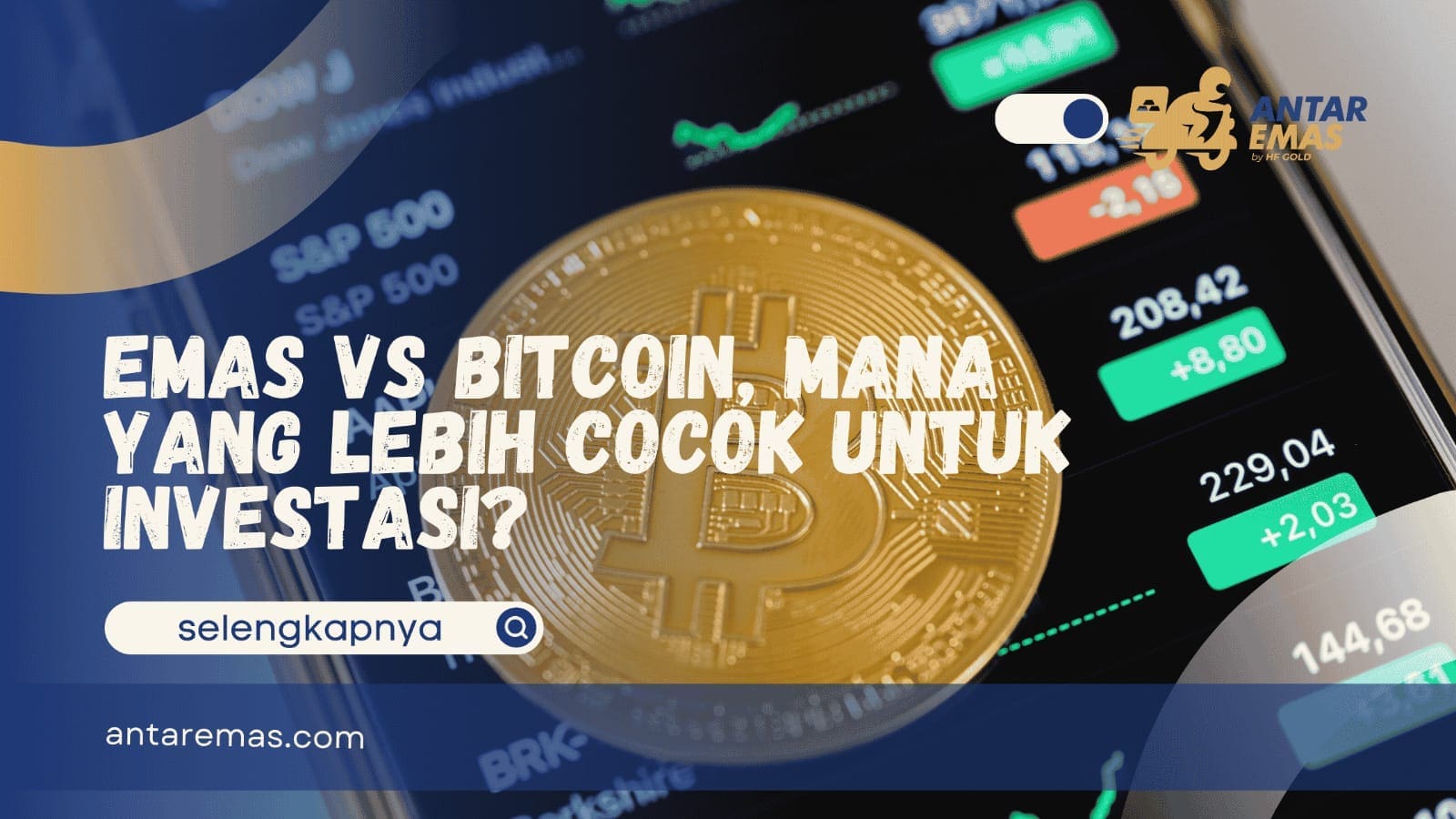 Emas vs Bitcoin