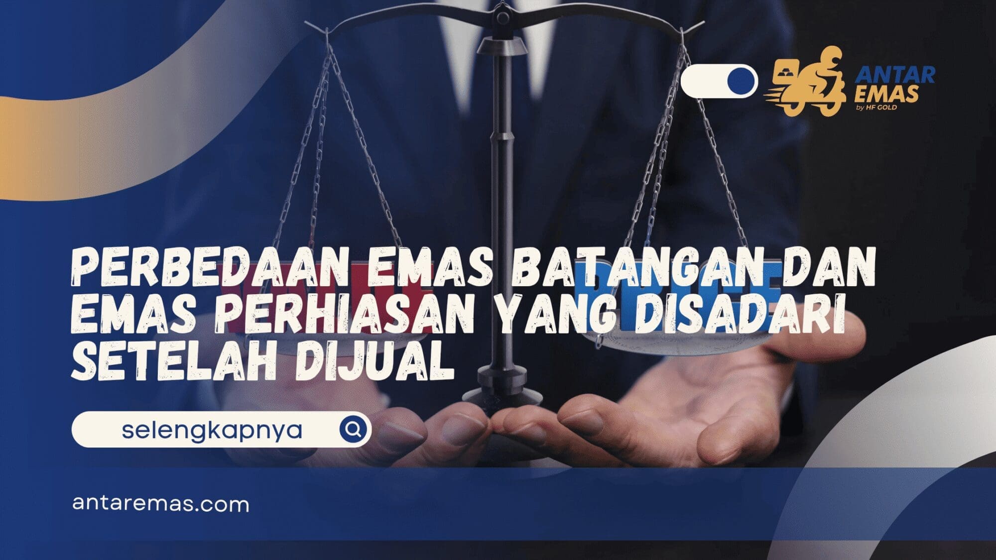 perbedaan emas batangan dan emas perhiasan