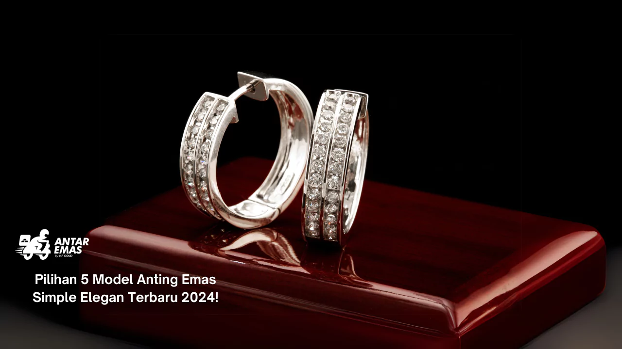 Model Anting Emas Simple Elegan