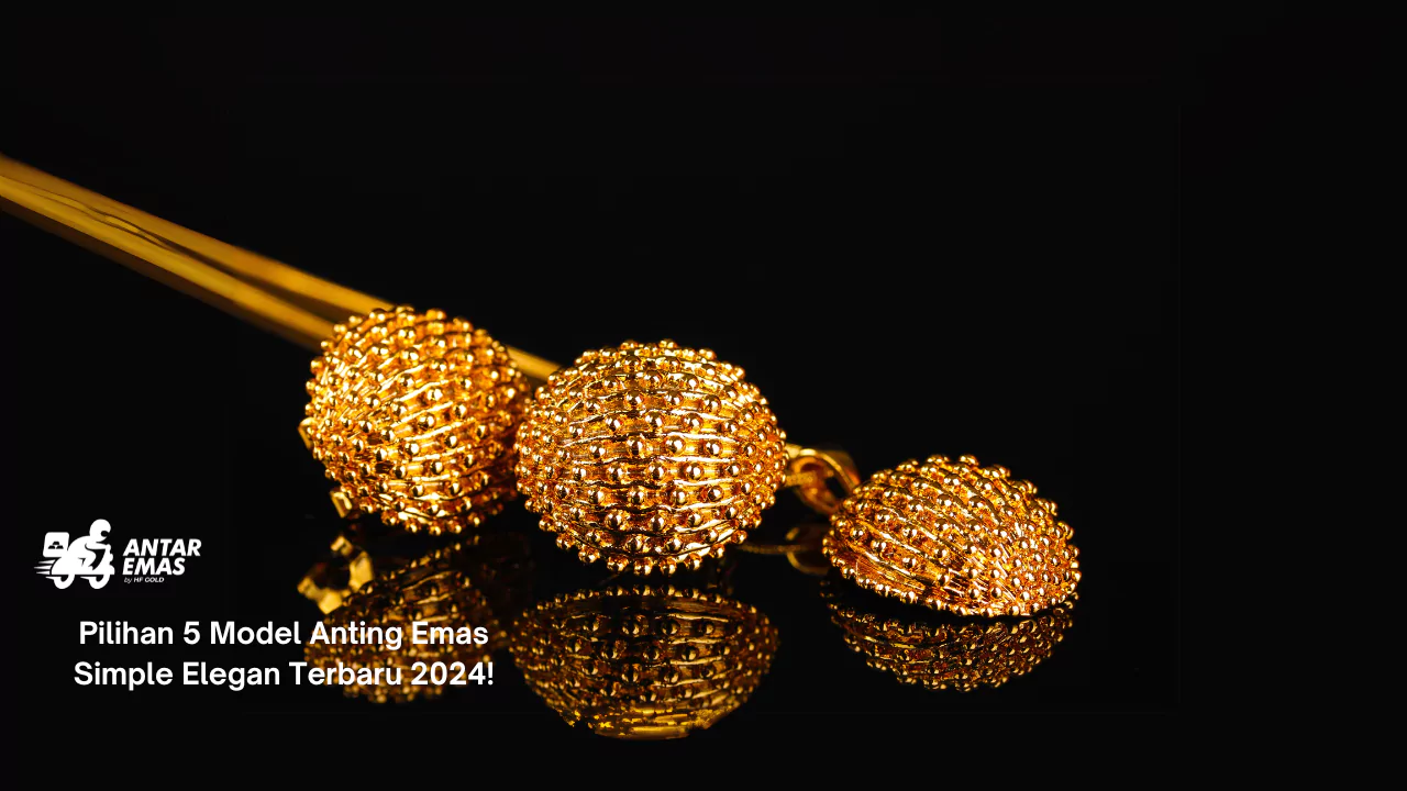 Model Anting Emas Simple Elegan