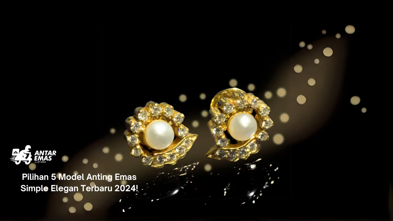 Model Anting Emas Simple Elegan