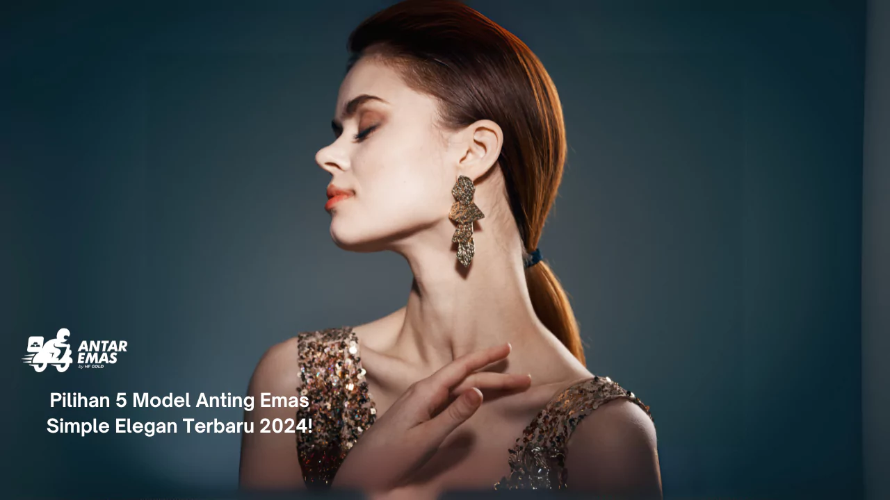 Model Anting Emas Simple Elegan